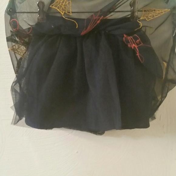 Cat & Jack lined navy blue tulle skirt w/kites,4/5 - Picture 4 of 7